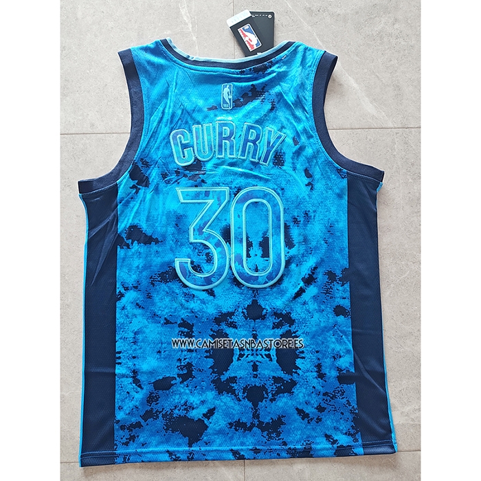 Stephen Curry NO 30 Camiseta Golden State Warriors Select Series 2023 Azul